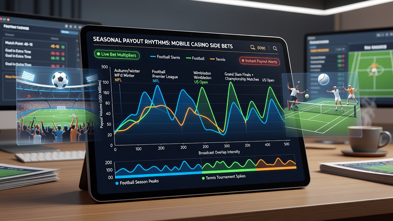 Illustratie van tools voor opnameplanning in mobiele casino-apps tijdens sportevenementen